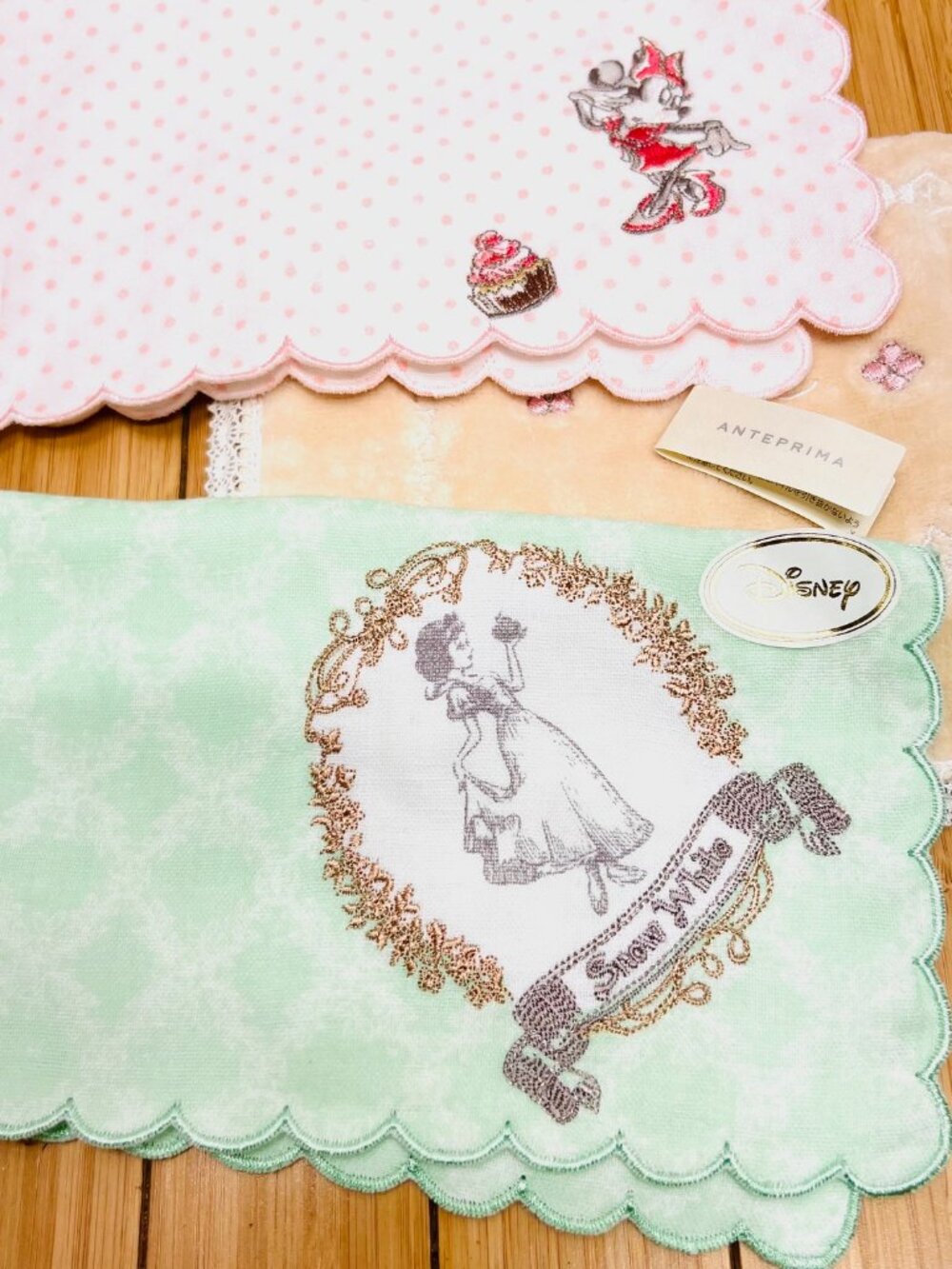 2-Disney Hand Towel Snowhite & Minnie Mouse 10" +1 Anteprima ballerina 11" (47 - Picture 9 of 12